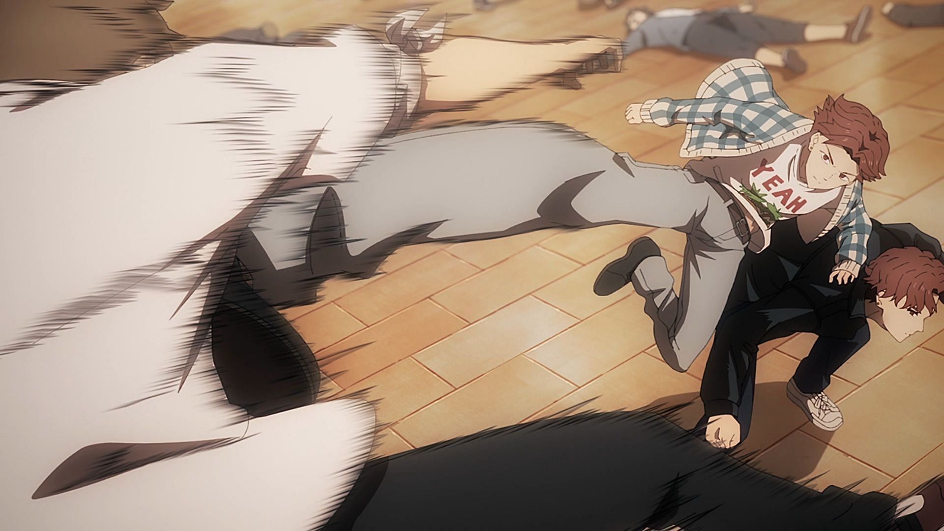 The Sakaki twins put on an impressive show of skill and strength in Wind Breaker season 2 episode 9 (Image via CloverWorks)